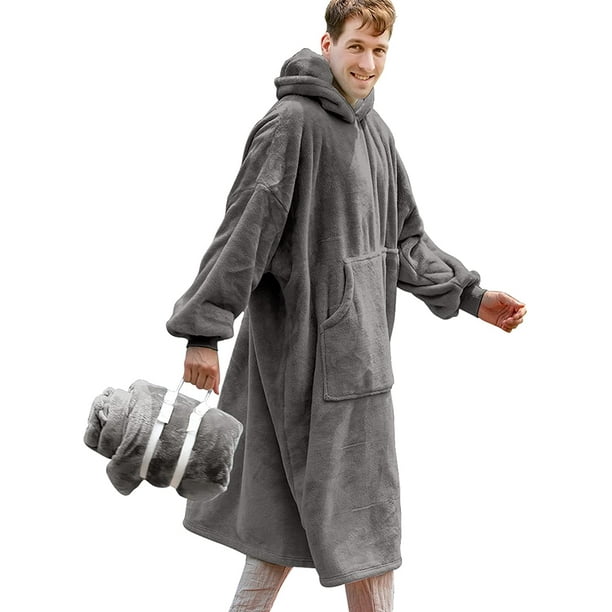 Hoodie Blanket,Wearable Sleeves Blanket,Cozy Warm Giant Hoodie,One Size Fits All Oversized Blanket Hoodie with Extra Length,Big Hoodie and Huge Pocket-Hot Pink Hoodie Blanket,Wearable Sleeves Blanket,Cozy Warm Giant Hoodie,One Size Fits All Oversized Blanket Hoodie with Extra Length,Big Hoodie and Huge Pocket-Hot Pink